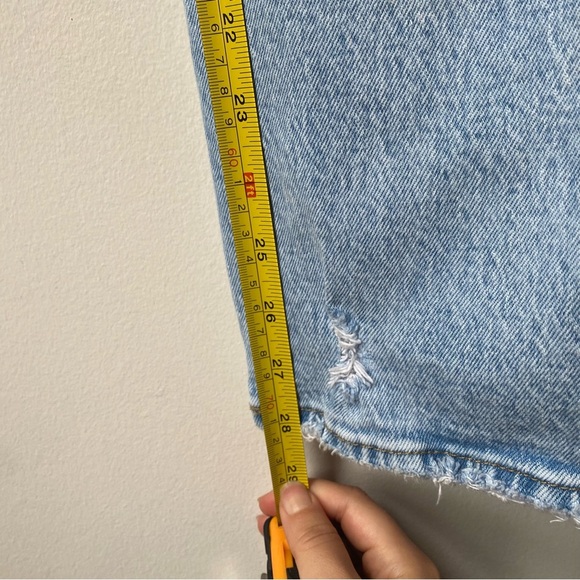 Abercrombie & Fitch the 90s straight ultra high rise Light Blue Jeans size 29 - Picture 8 of 9